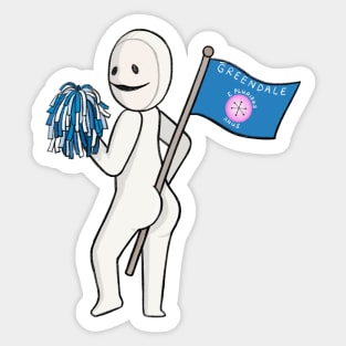 Greendale community college human being Sticker